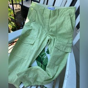 NWOT Derek Lam eyelet pants. Size 12.